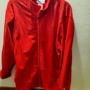 Quacker Factory Zip-up Sweatshirt